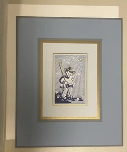 VINTAGE HENRI LAFAYETTE SALESMAN SAMPLE SHEPHERD BOY CHRISTMAS GREETING CARD - Picture 1 of 2