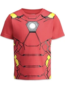 Marvel Iron Man Boys Graphic T Shirt - Size 8 - Picture 1 of 6