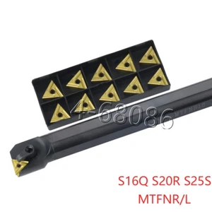S16Q-MTFNR16 BORING BAR Internal Lathe Turning Tool Holder + TNMG160404 tnmg331 - Picture 1 of 10