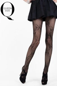 KILLER LEGS Women’s Bowtie Patterned Tights-Queen - Picture 1 of 1