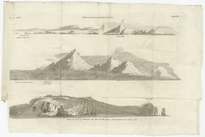 Antiker Druck mit Küstenansichten von Kamtschatka von Koch (1784) - Bild 1 von 1