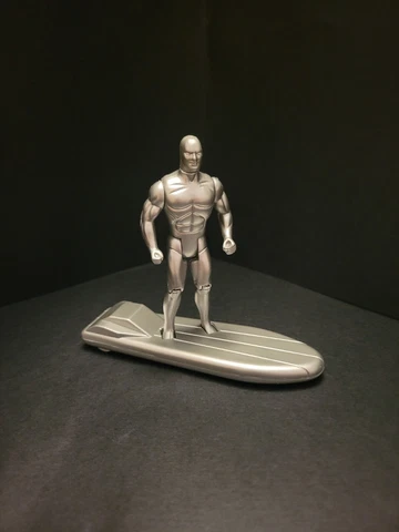 Marvel Silver Surfer Action Surfboard Marvel Superheroes 5" Action Figure 1990 Cover