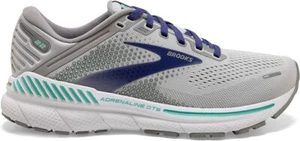 Brooks Adrenaline GTS 22 Running Shoes Alloy/Blue/Green US Women 5.5 XWide EE - Picture 1 of 6
