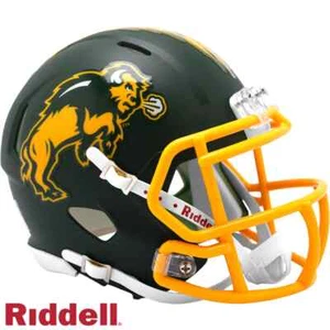 *SALE* NORTH DAKOTA STATE BISON NCAA SPEED MINI FOOTBALL HELMET RIDDELL! - Picture 1 of 1