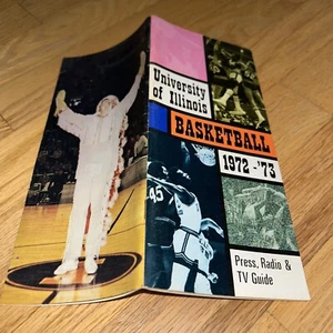 1972- 73 UNIVERSITY OF ILLINOIS / FIGHTING ILLINI -  BASKETBALL MEDIA GUIDE - Picture 1 of 12
