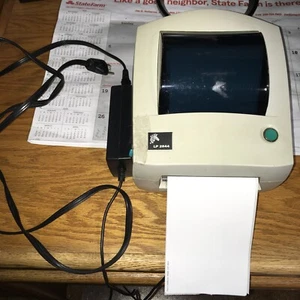 Zebra LP 2844 fedex printer with power USB and 250 free labels - Picture 1 of 9