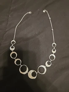 Swarovski Kristall Ragtime Halskette rhodiniert Kette gebraucht  - Bild 1 von 16