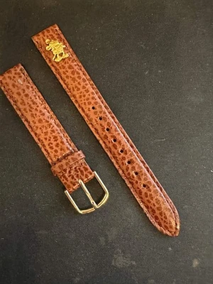 Lorus Mickey Mouse 14mm Brown Leather Wrist Watch Strap - New - Image 1 of 4