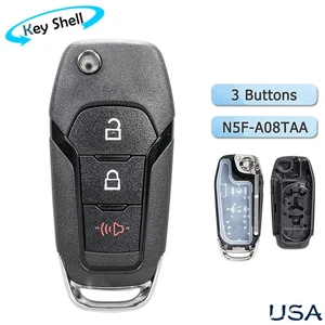 PARA FORD 2015-2019 F-150 REPUESTO LLAVE ABATIBLE MANDO A DISTANCIA CARCASA PAD BLADE - Imagen 1 de 9