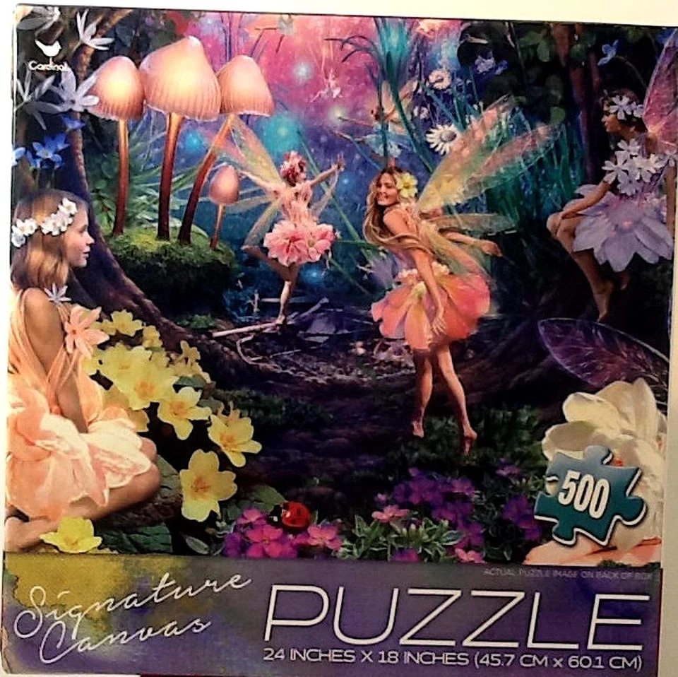 Rompecabezas Fairy Hollow Signature Lienzo Steve Read 500 piezas 24" X 18" Cardinal 91652 Foto 1 de 1