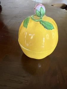 Herend Bonbonniere Zitronenform Rosenfinale - Bild 1 von 5