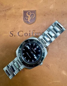 Swiss ETA 2824 25 jewels S. Coifman SC0048 Swiss Made subacqueo automatico - Foto 1 di 5