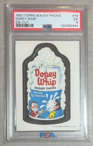 1967 Topps Wacky Packages Die-Cut # 10 Dopey Whip PSA 5 Looks Nicer - Picture 1 of 2
