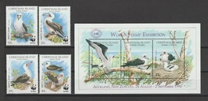 CHRISTMAS ISLAND 1990 WWF SG 303/306 + MS 310 MNH - Bild 1 von 1