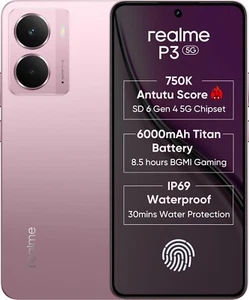 realme P3 5G (Pink 128GB 6GB RAM) 6 Gen 4 Processor 6.67 inch Global Version. - Picture 1 of 3