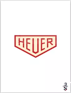Vintage Heuer Vinyl Car Decal - Foto 1 di 1