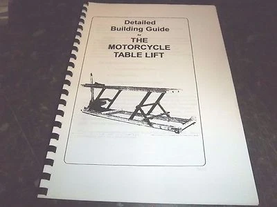 DIY Motorcycle Lift Work Bench - Table Build it yourself plans & Instructions - Image 1 of 2