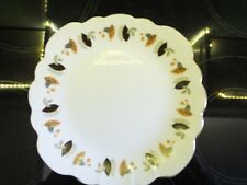 CAIRE: CAKE PLATE FINEST BONE CHINA 21.5m "Autumn Leaves" IMMACULATE!
