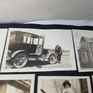 Set of Home Family Photos Lot Antique 1920s Automobile Dodge Model T Women Kids - Picture 1 of 19