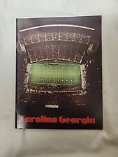 1975 SOUTH CAROLINA GAMECOCKS VS GEORGIA BULLGOS FOOTBALL PROGRAM SEC