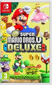 New Super Mario Bros U Deluxe Per Nintendo Switch Multilingua Gioco Usato - Imagen 1 de 1