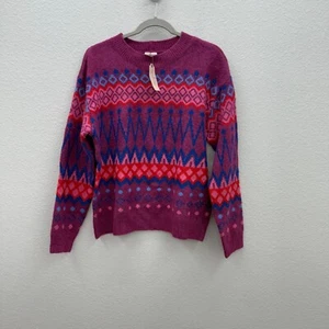 Suéter de invierno tejido St Johns Bay Festive Fair Isle para mujer talla XL NUEVO - Imagen 1 de 4