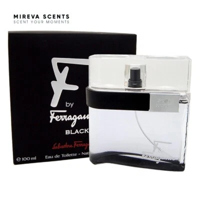 Salvatore Ferragamo F BY FERRAGAMO BLACK EDT spray natural 3,4 oz nuevo en caja sellado Foto 1 de 4
