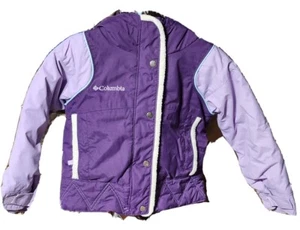 Columbia Purple Hooded, Button up, Zipper Closure Childrens Winter Coat, Mint  - Picture 1 of 7