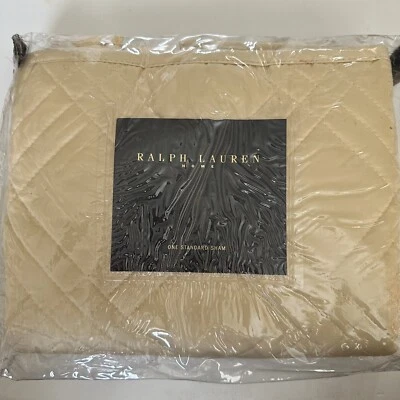 De colección Ralph Lauren ANNE MARIE QUILT Tullerías Amarillo Estándar Sham Satén NUEVO Foto 1 de 2