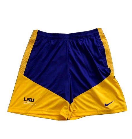 Nike LSU Tigers Team Performance Shorts Mens L Purple DN5718-547 Cover