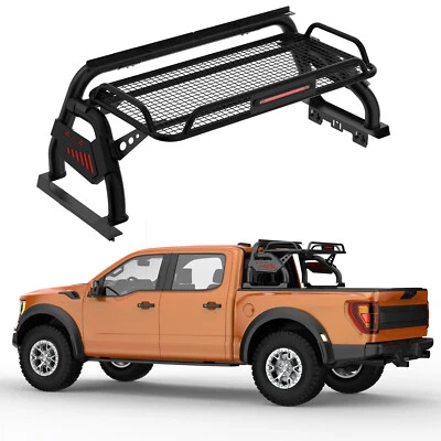 Adjustable Truck Bed Chase Rack Roll Bar For Tacoam Ranger Gladiator Frontier - Image 1 of 4