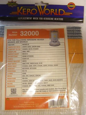 32000 NEW KERO-WORLD KEROSENE HEATER REPLACEMENT WICK 6429450 - Image 1 of 2