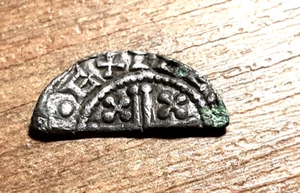 SCARCE HENRY II EXETER HALFPENNY Class 1A - Picture 1 of 2