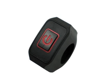 7/8" 12V 10A Motorcycle ON/OFF Power Switch LED-Red - Picture 1 of 6
