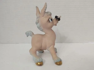 Rara statuina Miller McFarlin pony con ape sul naso porcellana vintage - Foto 1 di 10