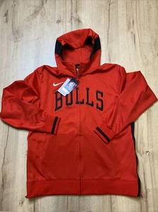 Chicago Bulls NBA Nike Showtime Chaqueta Cremallera Sudadera con Capucha Chaqueta NUEVA Talla M (DN7793-657) - Imagen 1 de 7