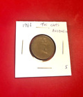 1966 Australia 2 Cents Elizabeth II Coin - Nice World Coin !!!