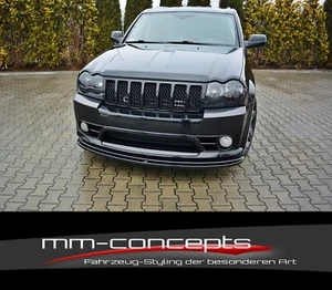  Labio de alerón Cup NEGRO para Jeep Grand Cherokee WK STR8 alerón delantero espada  - Imagen 1 de 8