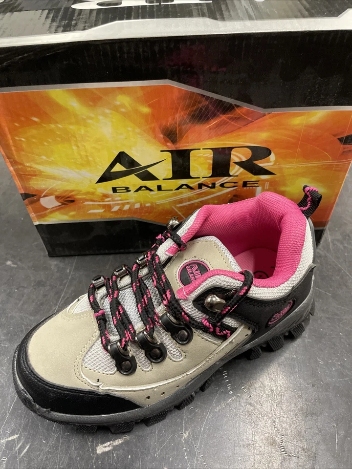 Zapatillas Air Balance Niño Pequeño/Niño Grande AB2604 Gris/Beige/Rosa Caliente Foto 1 de 4