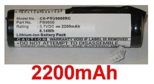 Batterie 2200mAh type PB9600 Pour Philips Pronto TSU-9600, Pronto TSU-9800 - Photo 1 sur 1