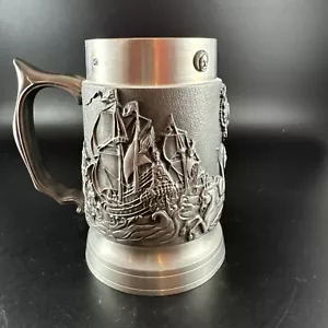 West Indies Trading Company Beer Drinking Metal Tankard De Drinkbeker 1979 - Picture 1 of 7