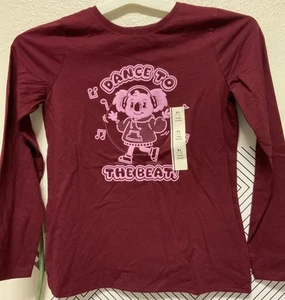 🥥 Cat & Jack Dance to the Beat Koala Long-Sleeved Tee XL (14)🆕 - Picture 1 of 5