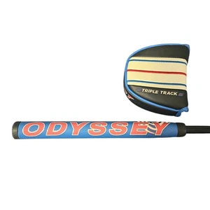 Odyssey Putter Triple Track Seven 35” Mallet Putter With Case Great Condition - Picture 1 of 14