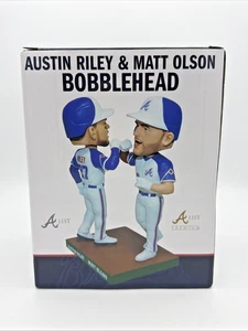 Bobblehead Austin Riley & Matt Olson Atlanta Braves lista A nuevo en caja - Imagen 1 de 2