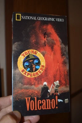 National Geographic Video  Volcan VHS Young Explorers New / Sealed - Image 1 of 3
