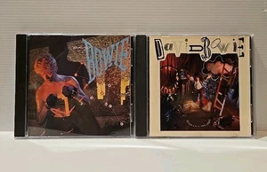David Bowie: Never Let Me Down & Let's Dance - 2 CD LOT - VG - Picture 1 of 8