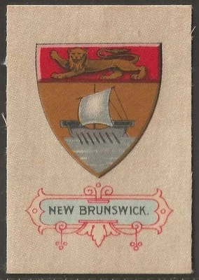 WILLS AUSTRALIAN-ARMS OF THE BRITISH EMPIRE 1910 (SILK SILKS)-#06- NEW BRUNSWICK - Image 1 of 2