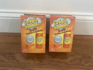 Solución de burbujas de recarga de burbujas Juggles nuevo sellado lote de 2 botellas como se ve en TV - Imagen 1 de 3