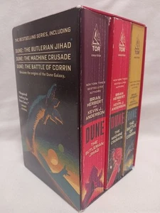 Legends of Dune Trilogy PB Box Set Butlerian Jihad Machine Crusade Battle Corrin - Picture 1 of 24