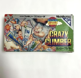 Nintendo Famicom Crazy Climber NBF-CY Nichibutsu 1986 Japan Box Manual